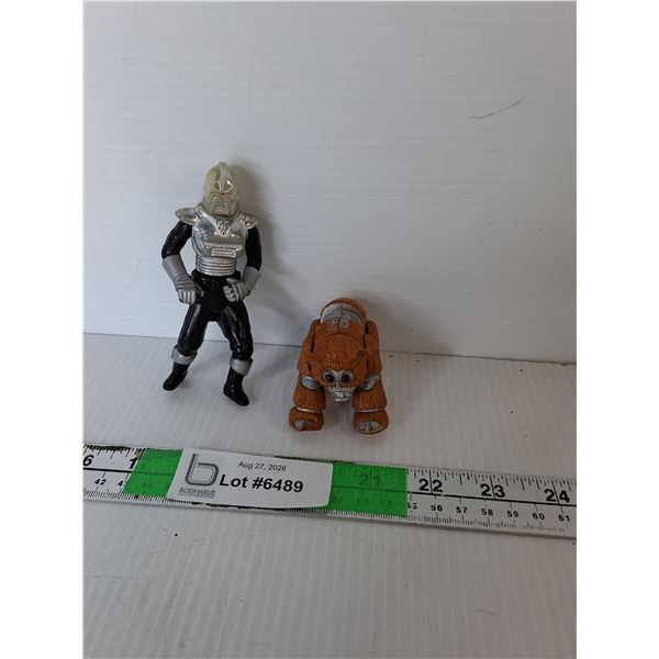 (2) Battlestar Galactica Figurines Up to 4.5"