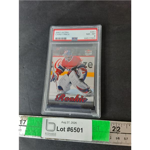 Graded Carey Price Rookie Card- Can't Authenticate