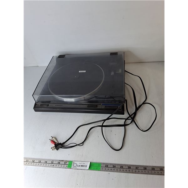 Pioneer Turntable- Powers On, Needlehead Loose, Can't Ship