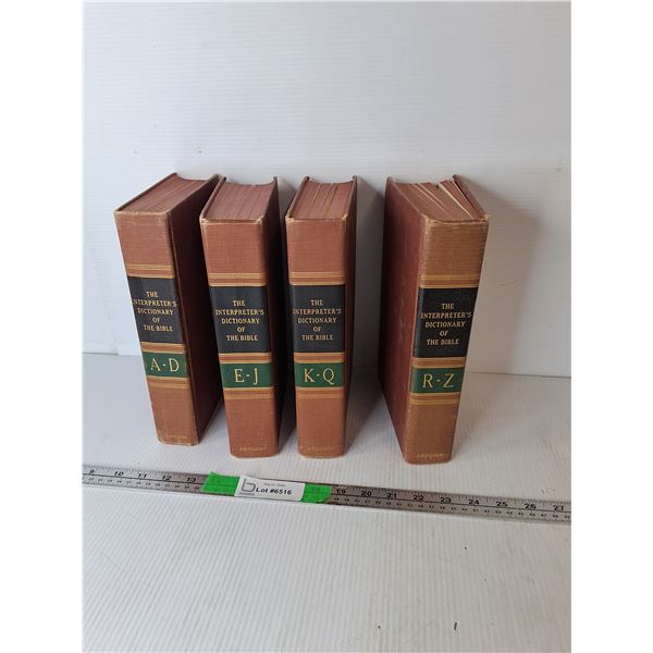 The Intrepreter's Dictionary of the Bible Set- Can't Ship