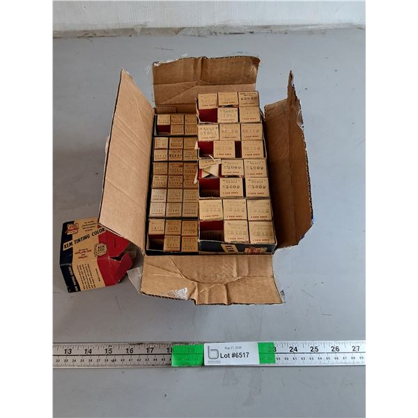 Box of Vintage Kem Tinting Color- Can't Ship