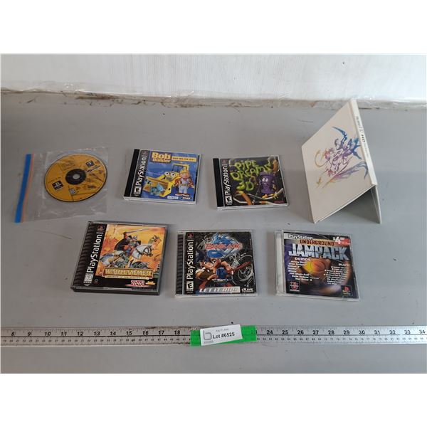 (7) Playstation Games- Beyblade, Warhammer, Final Fantasy VII, Misc.