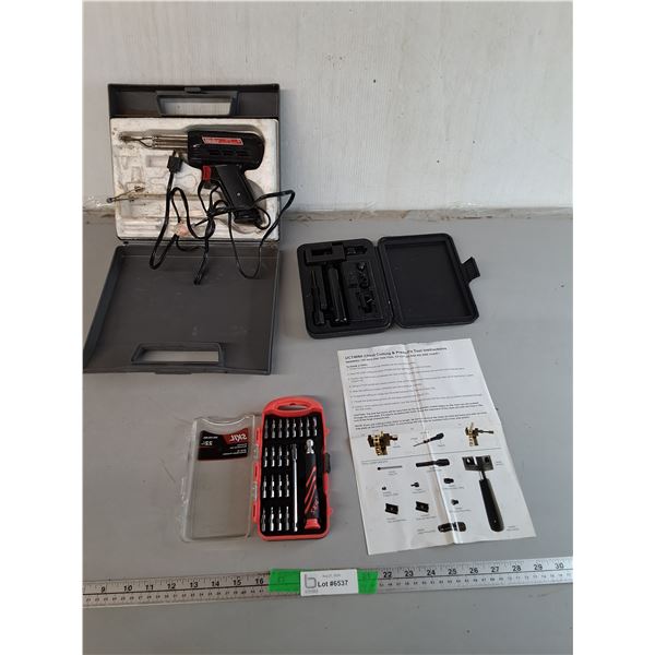 Precision Screwdriver Set, Soldering Gun, Chain Cutting/Press-Fit Tool