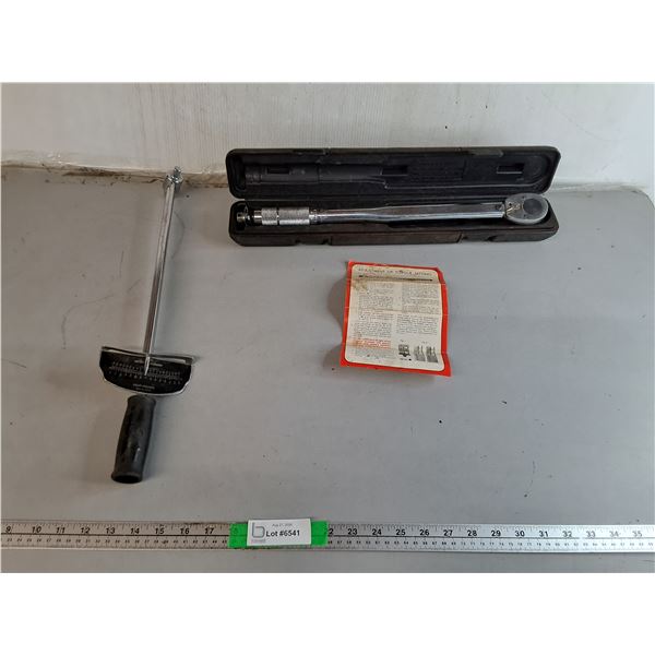 (2) Torque Wrenches & Case