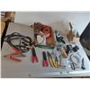 Image 1 : Jumper Cable, Wire Strippers, Hinges, Misc.