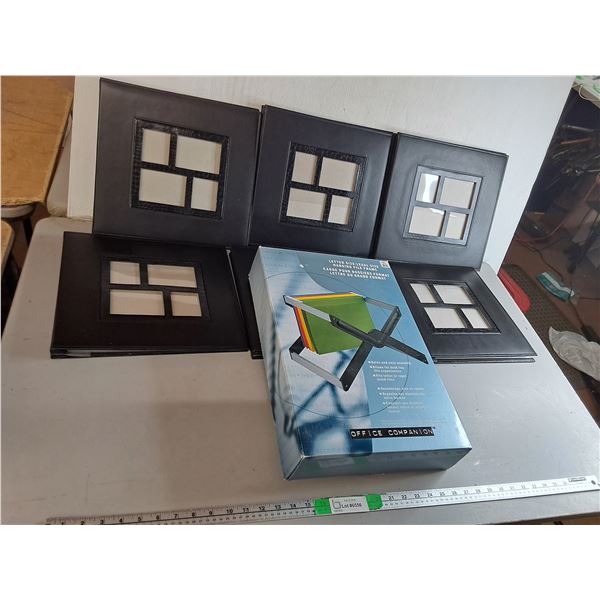 Hanging File Frame & (6) Photo Albums