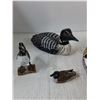 Image 3 : (10) Wooden Birds, (9) Ducks (1) Loon