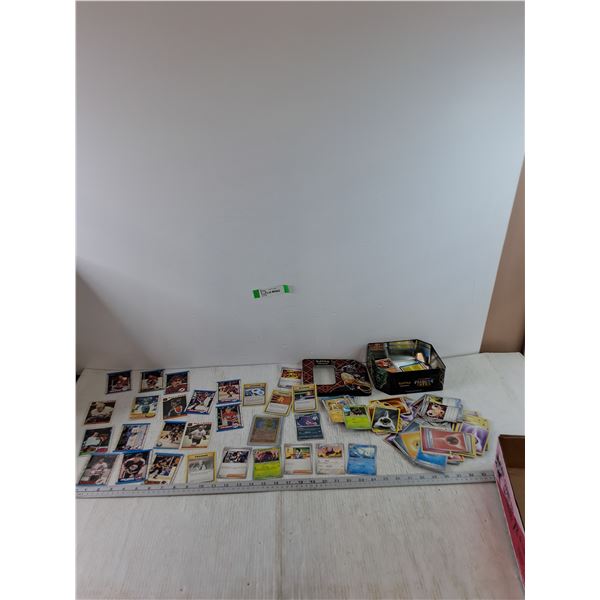 Assorted Pokémon and Hockey NHL Trading Cards Cannot Authenticate