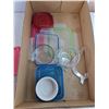 Image 8 : Funnel, Paint Tray, Nicholas Sparks Book, Assorted Containers and Lids Flashlight As-Is, Misc