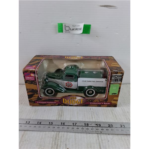 1936 Dodge Limited Edition Collector's Bank NIB