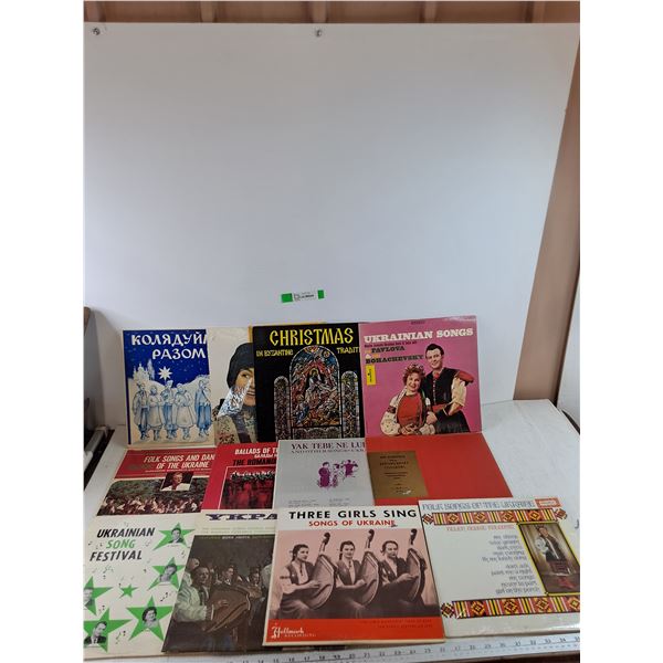 (12) Vinyl Records, Zaporozhsky Cossacks, Alexander Sheremeta, Romanoff Singers