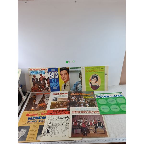 (11) Vinyl Records, Elvis, Mickey and Binny, Peter Hnatiuk, Conway Twitty, Peter Lamb