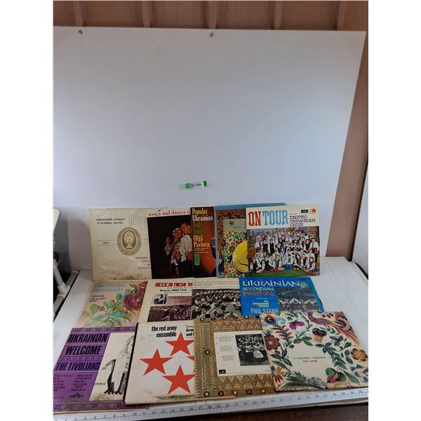 (14) Vinyl Records, Olga Pavlova, Tivolians, Red Army Ensemble, Phil Starr