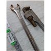 Image 2 : Drop Forged Combination Wrench 1- 1/2", 14" Pipe Wrench