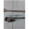 Image 4 : Drop Forged Combination Wrench 1- 1/2", 14" Pipe Wrench