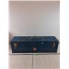 Image 1 : Mastercraft Blue Toolbox with Ruler, Canadian Pacific Manual, (2) Goggles, Oil Can, Misc