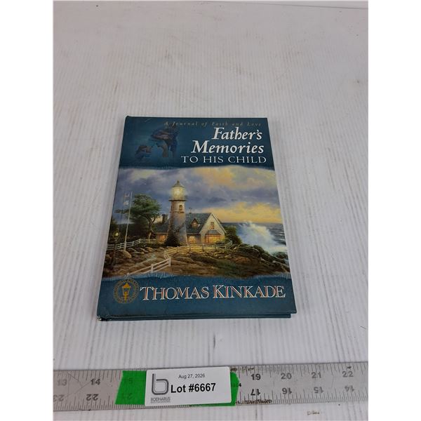 Fathers Memories To His Child By Thomas Kinkade