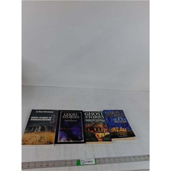 (4) Ghost Story Books-Saskatchewan & The Rockie ( as is)