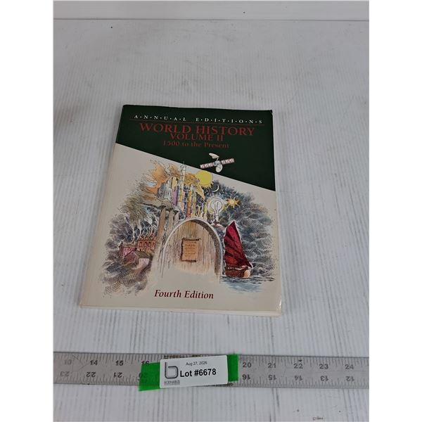 World History Volume II- Fourth Edition