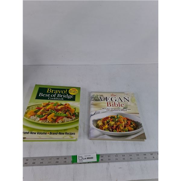 Bravo- Best Of Bridge Cookbook & The Vegan Bible