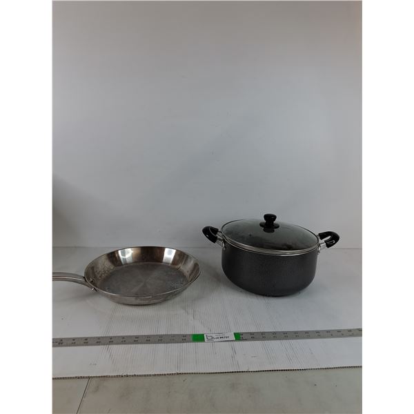 Frying Pan & Pot 11  ( as is)