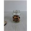 Image 2 : Kraft Red Raspberry Baby Jam Jar (Diaper, Soother) With Pennies