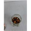 Image 3 : Kraft Red Raspberry Baby Jam Jar (Diaper, Soother) With Pennies
