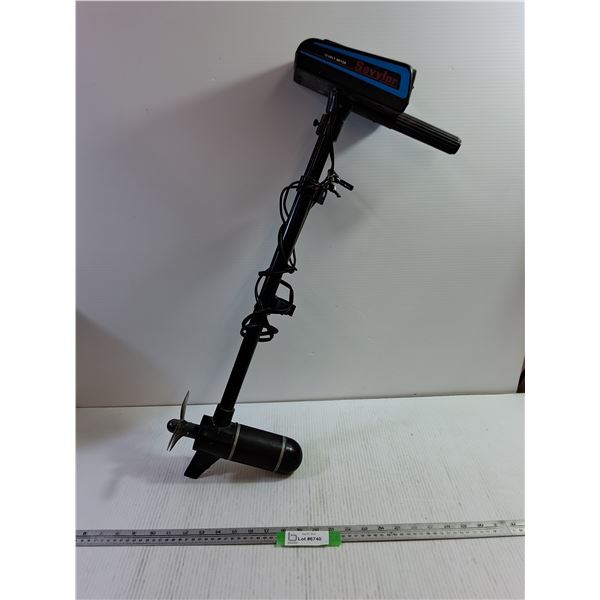 Sevylor 12 Volt Trolling Motor - 30  Height - Untested, Pickup Only