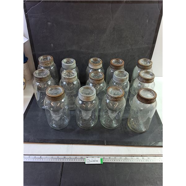 (14) 2 Quart Sealer Jars - Cannot Ship