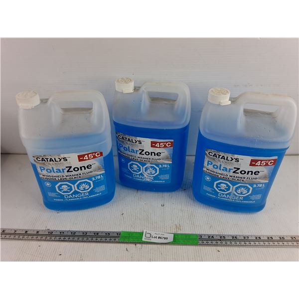 (3) 3.78L Catalys PolarZone Windshield Washer Fluid - PICKUP ONLY