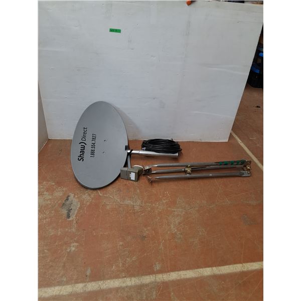 *Disassembled Shaw Direct 60cm Satellite Dish Kit ( as is, cannot ship)