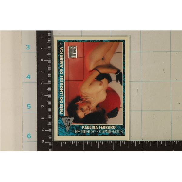 THEE DOLLHOUSES OF AMERICA CARD & 1 GRAM VALCAMBI