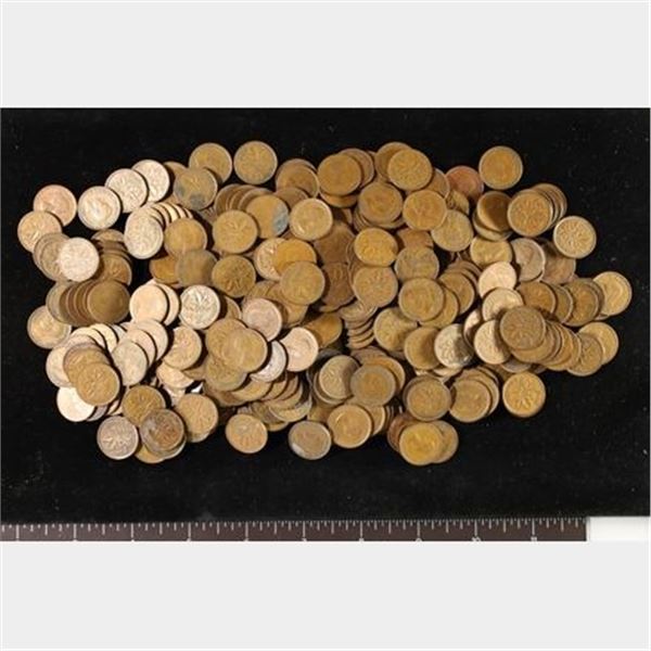 343 CANADA 1 CENT COINS 1942-1964