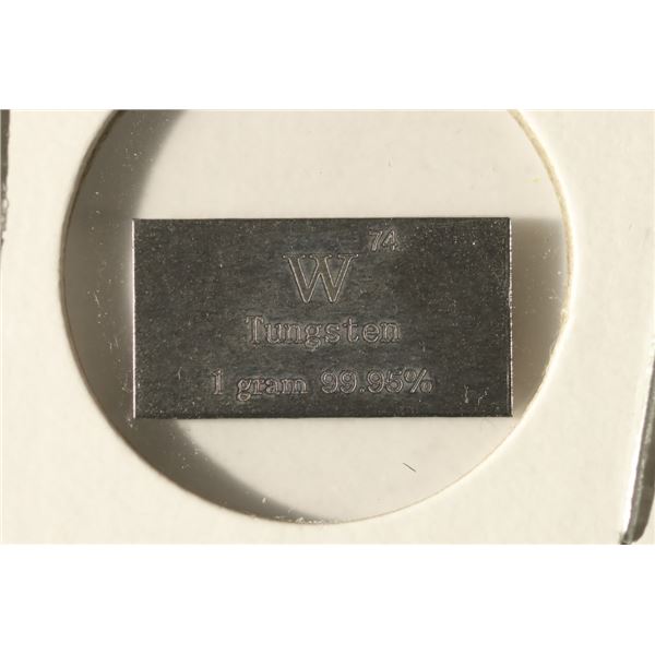 1 GRAM 99.95% TUNGSTEN INGOT