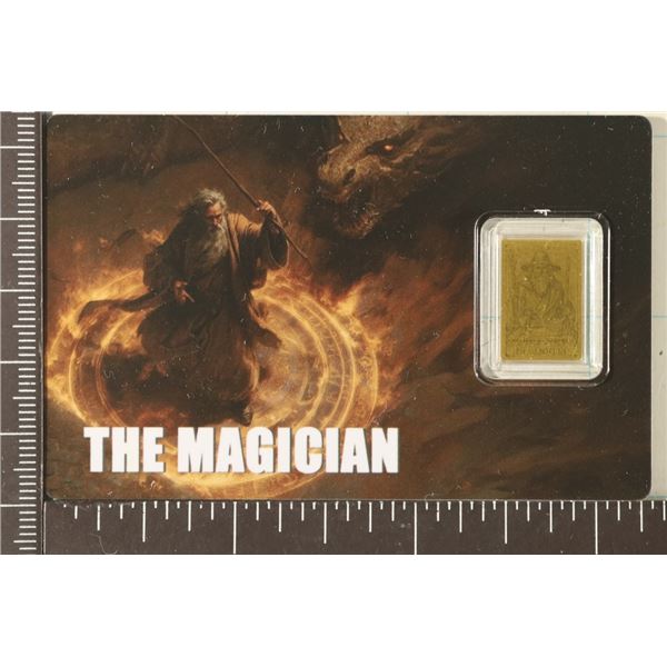 .9999 GOLD 2026 LIBERIA $12 THE MAGICIAN COIN WITH