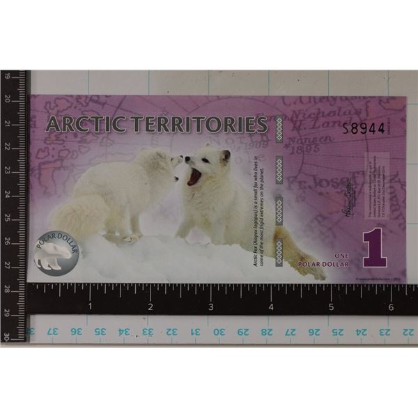2012 ARCTIC TERRITORIES 1 POLAR DOLLAR CU
