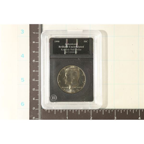 1990-P KENNEDY HALF DOLLAR BRILLIANT UNC