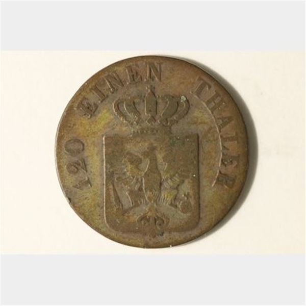 1841-A GERMAN PRUSSIA 3 PFENNING COIN