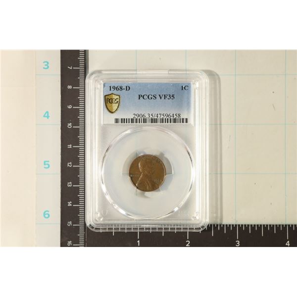 1968-D LINCOLN CENT PCGS VERY FINE35