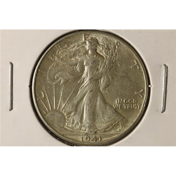 1941 SILVER WALKING LIBERTY HALF DOLLAR