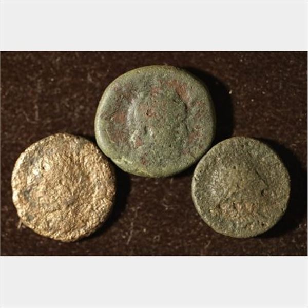 3 ROMAN ANCIENT COINS