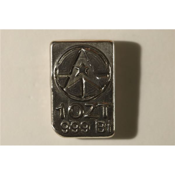 1 TROY OZ .999 FINE BISMUTH HAND POURED LOAF BAR