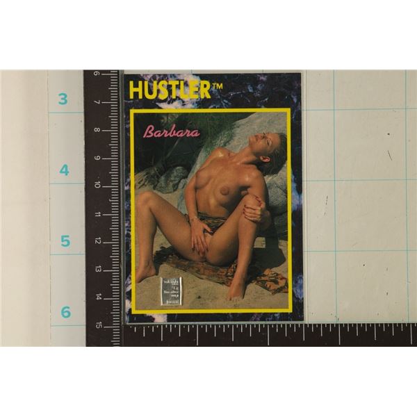 HUSTLER CARD WITH 1 GRAM .999 SILVER VALCAMBI