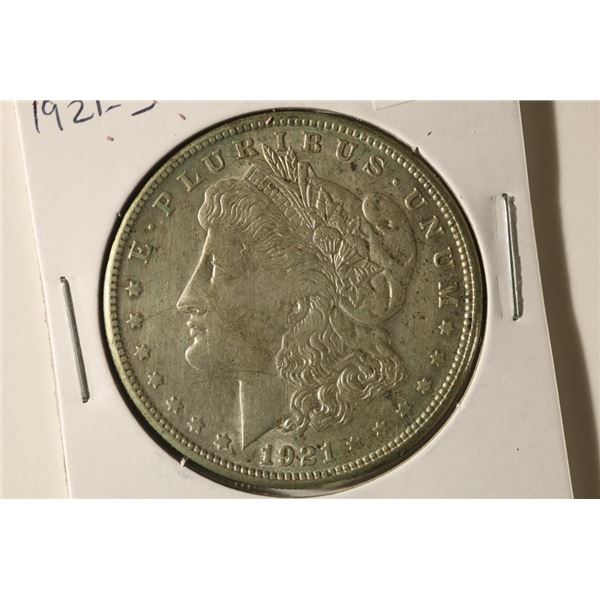 1921-S MORGAN SILVER DOLLAR