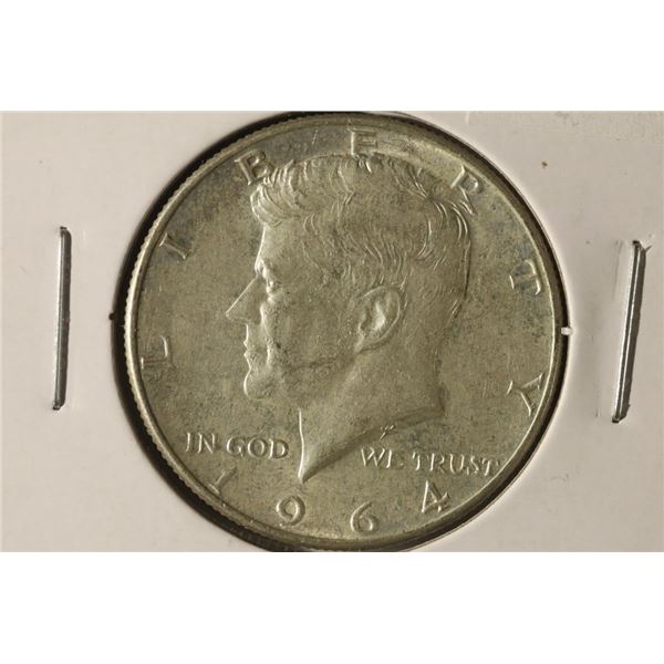 1964 KENNEDY HALF DOLLAR 90% SILVER HALF DOLLAR