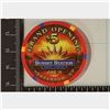 Image 1 : $5 SUNSET STATION CASINO CHIP1997 GRAND OPENING