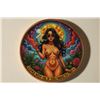 Image 1 : 1 OZ. COLORIZED COPPER ROUND WOMAN IN BRA AND