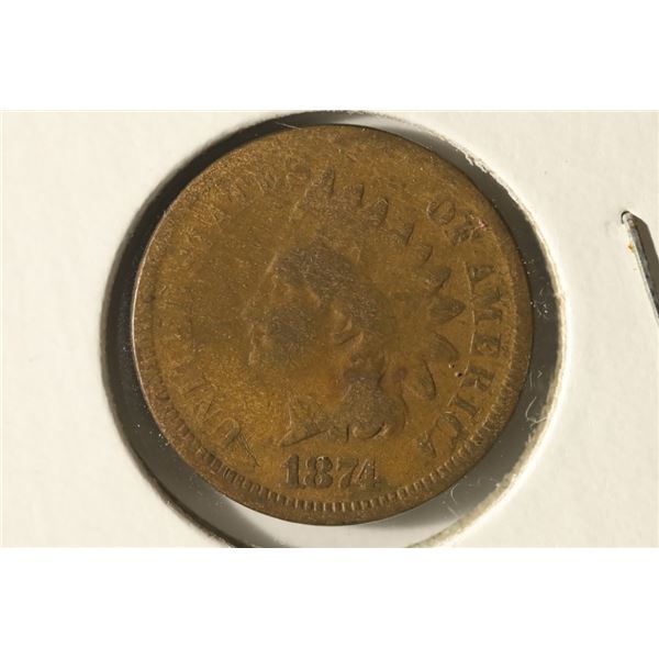 1874 INDIAN HEAD CENT