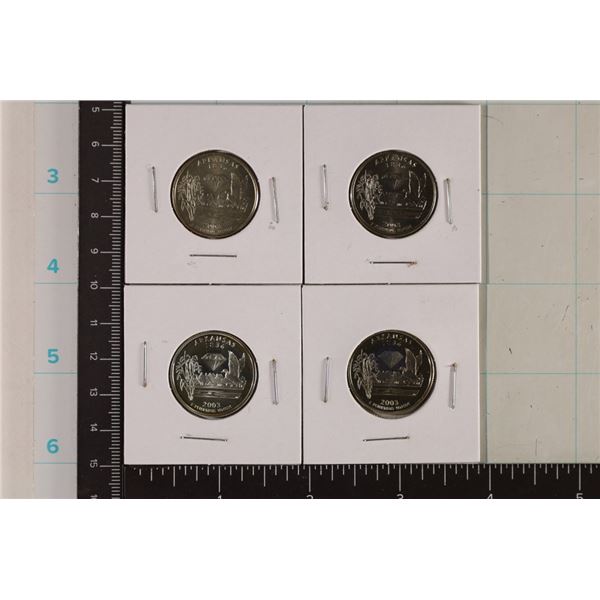 2003 ARKANSAS QUARTERS SET. P & D UNC QUARTER