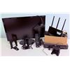 Image 1 : Samsung Monitor, Asus Router, Hikvision DVR, WD External Drive, Headset Lot